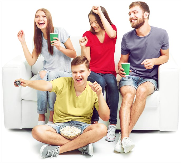 Happy customers watching live sports on FreeGo TV — the best IPTV service in USA and Canada with 50,000 live channels in 4K